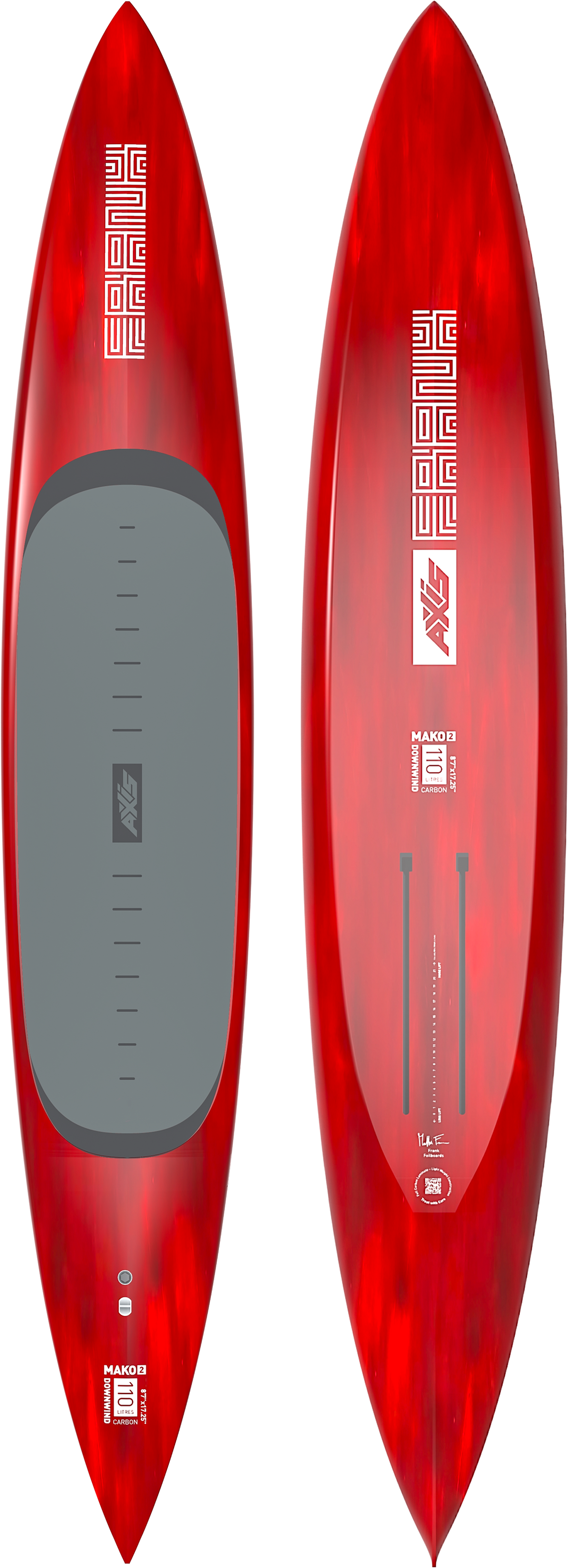 AXIS - MAKOv2 100L Downwind Carbon Foilboard 8'5" x 17"