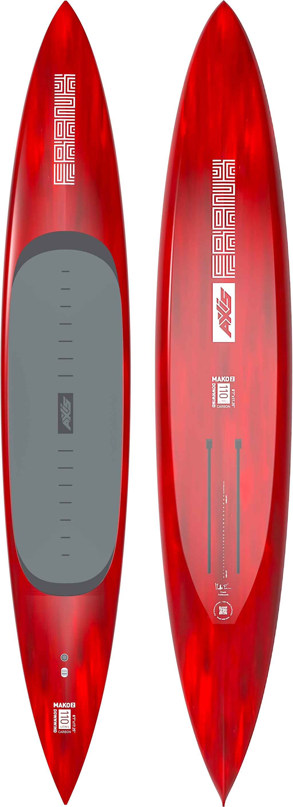 AXIS - MAKOv2 90L Downwind Carbon Foilboard 8'3" x 16.75"