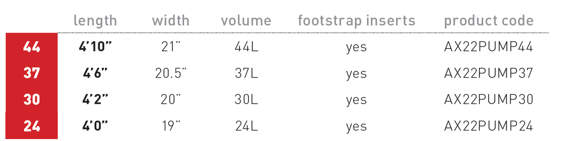 Pump Foilboard 37L