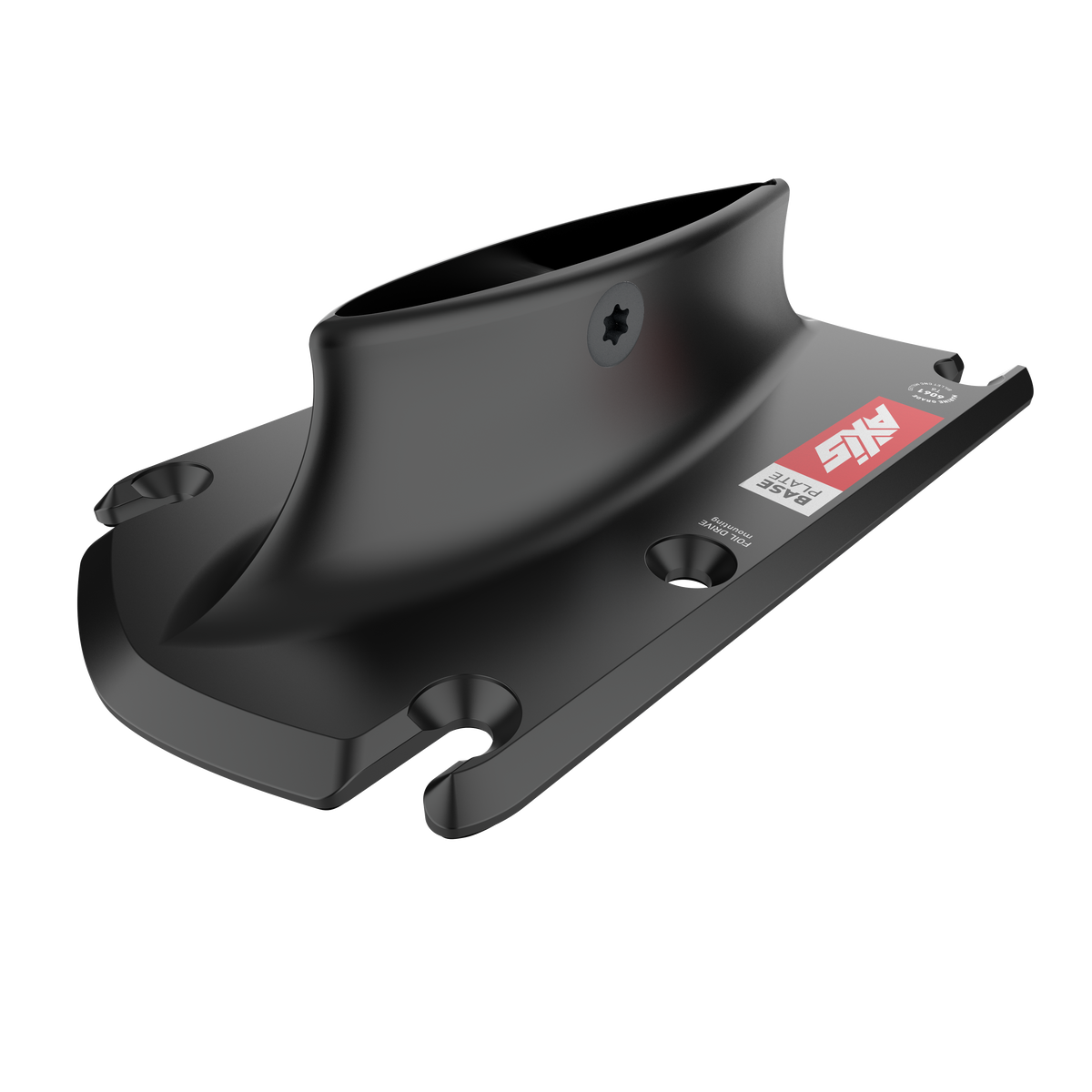 19mm Black Aluminium Mast Base Plate