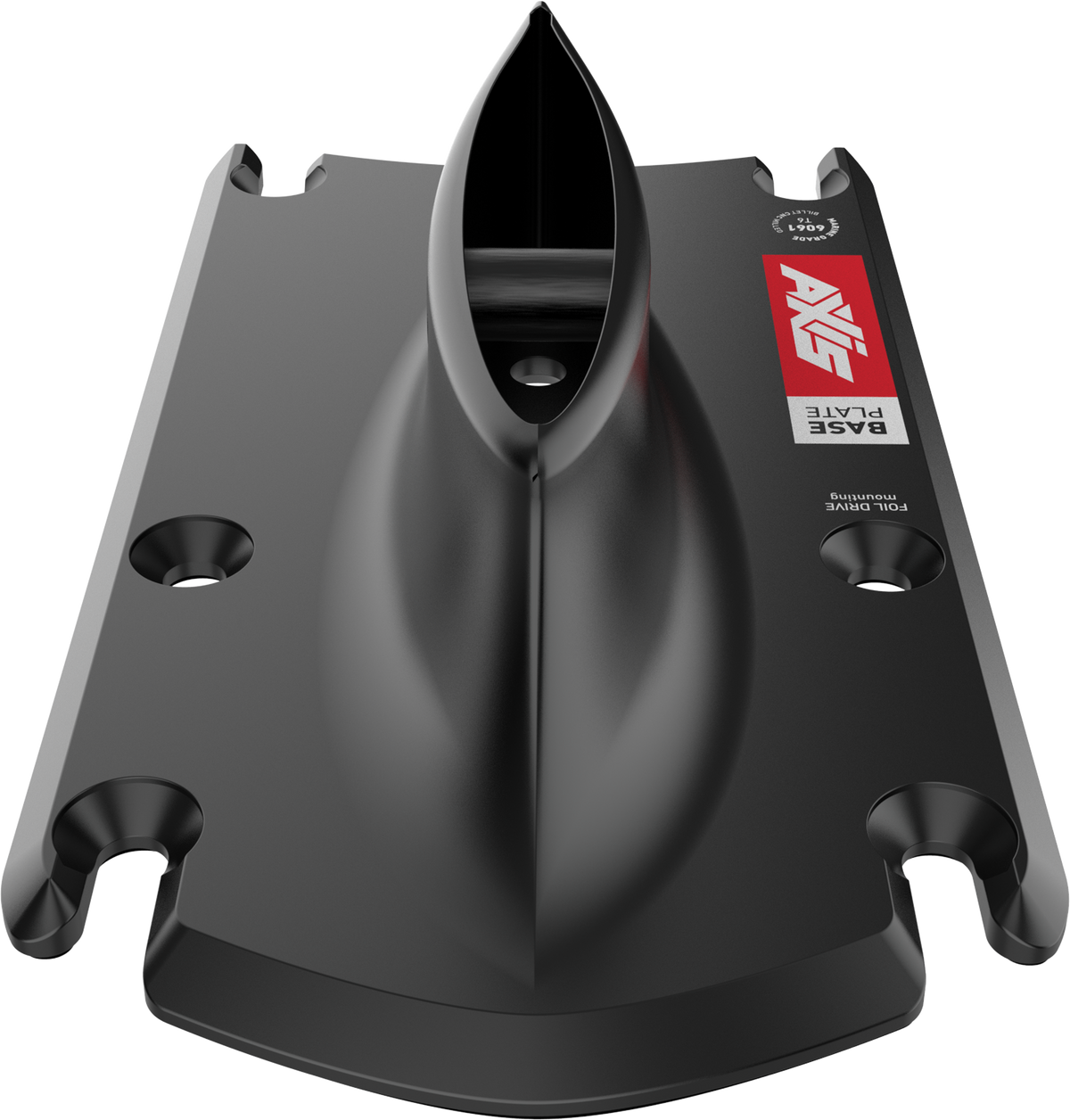 19mm Black Aluminium Mast Base Plate