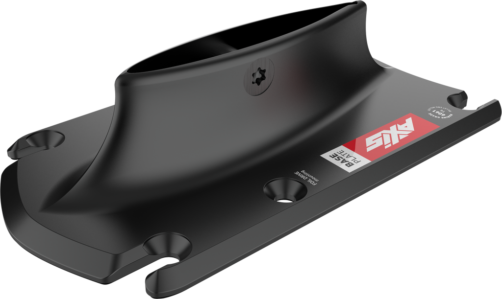 19mm Black Aluminium Mast Base Plate