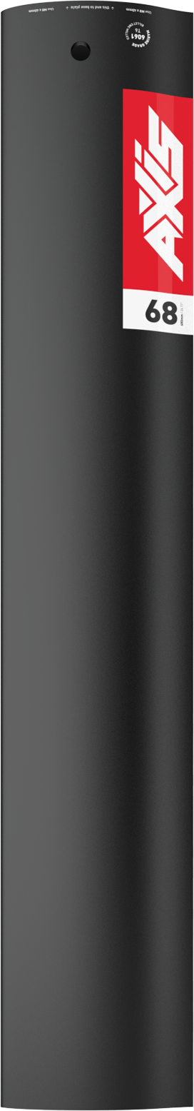 19mm Black Aluminium 68cm Foil Mast