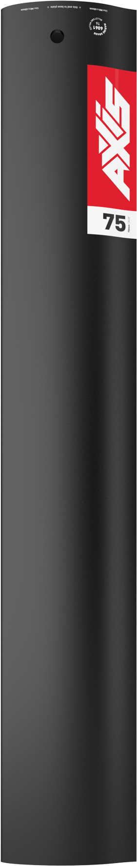 19mm Black Aluminium 75cm Foil Mast