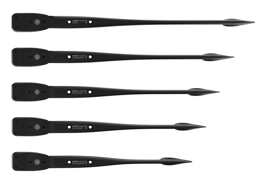 Black Advance+ UltraShort - 640mm with Zinc & Titanium inserts - Fuselage