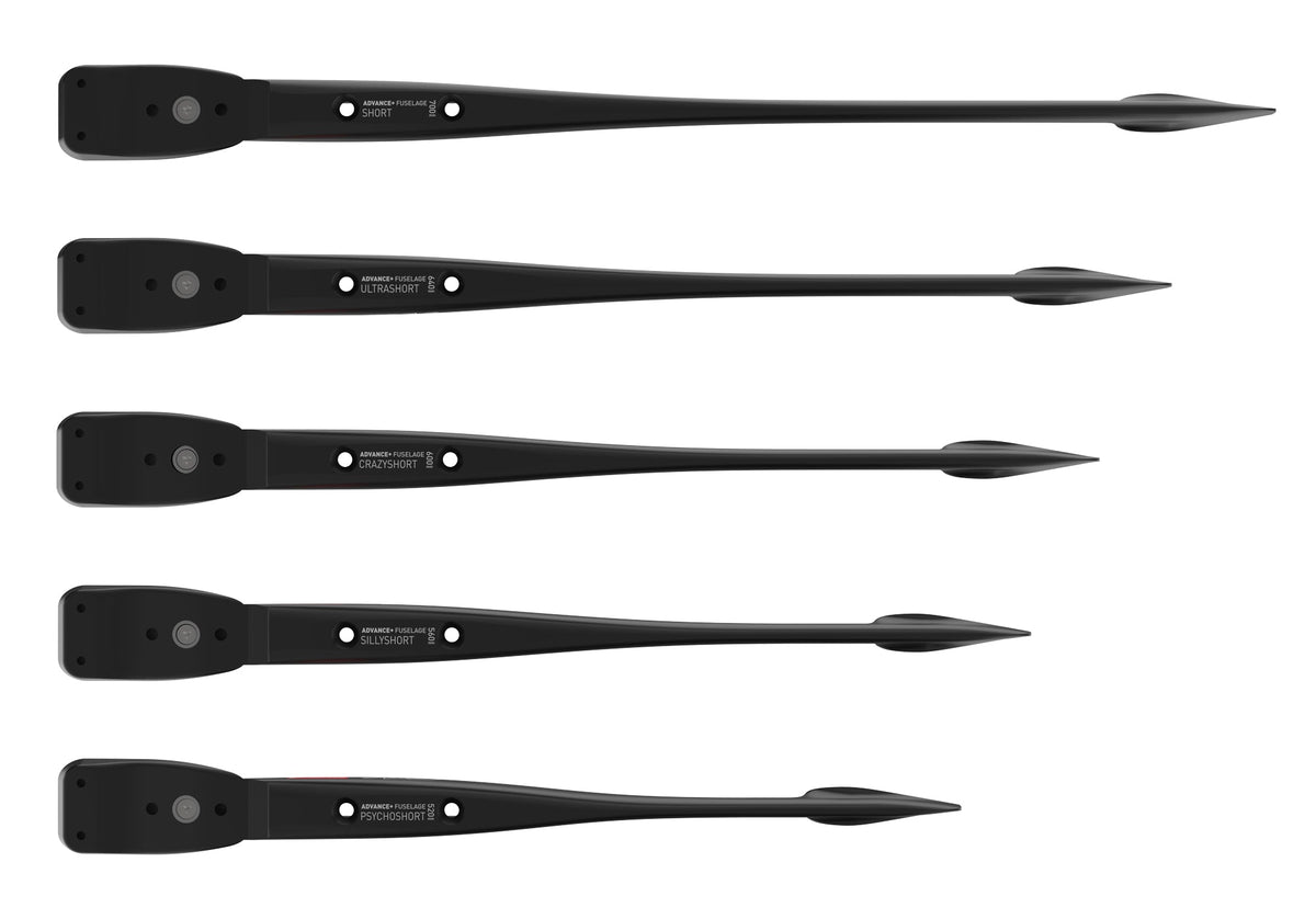 Black Advance+ UltraShort - 640mm with Zinc & Titanium inserts - Fuselage