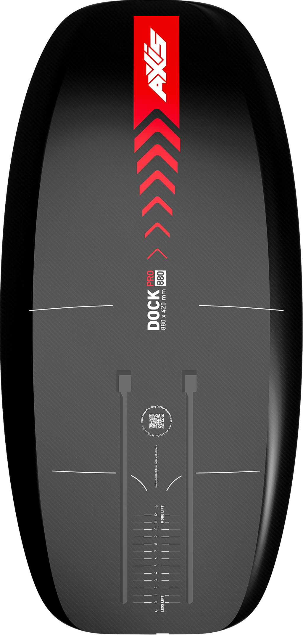 Dock 880 PRO Carbon Foilboard with bag