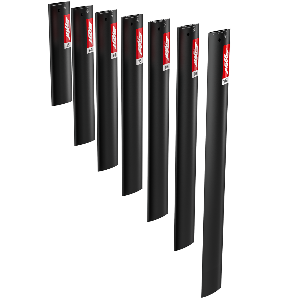 19mm Black Aluminium 60cm Foil Mast