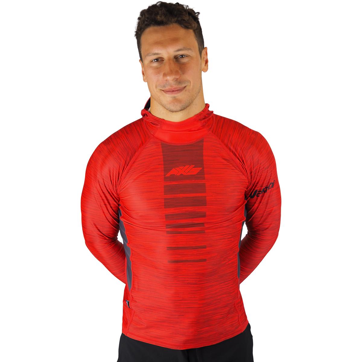 AXIS Hooded UV Rashie - Fire (red)