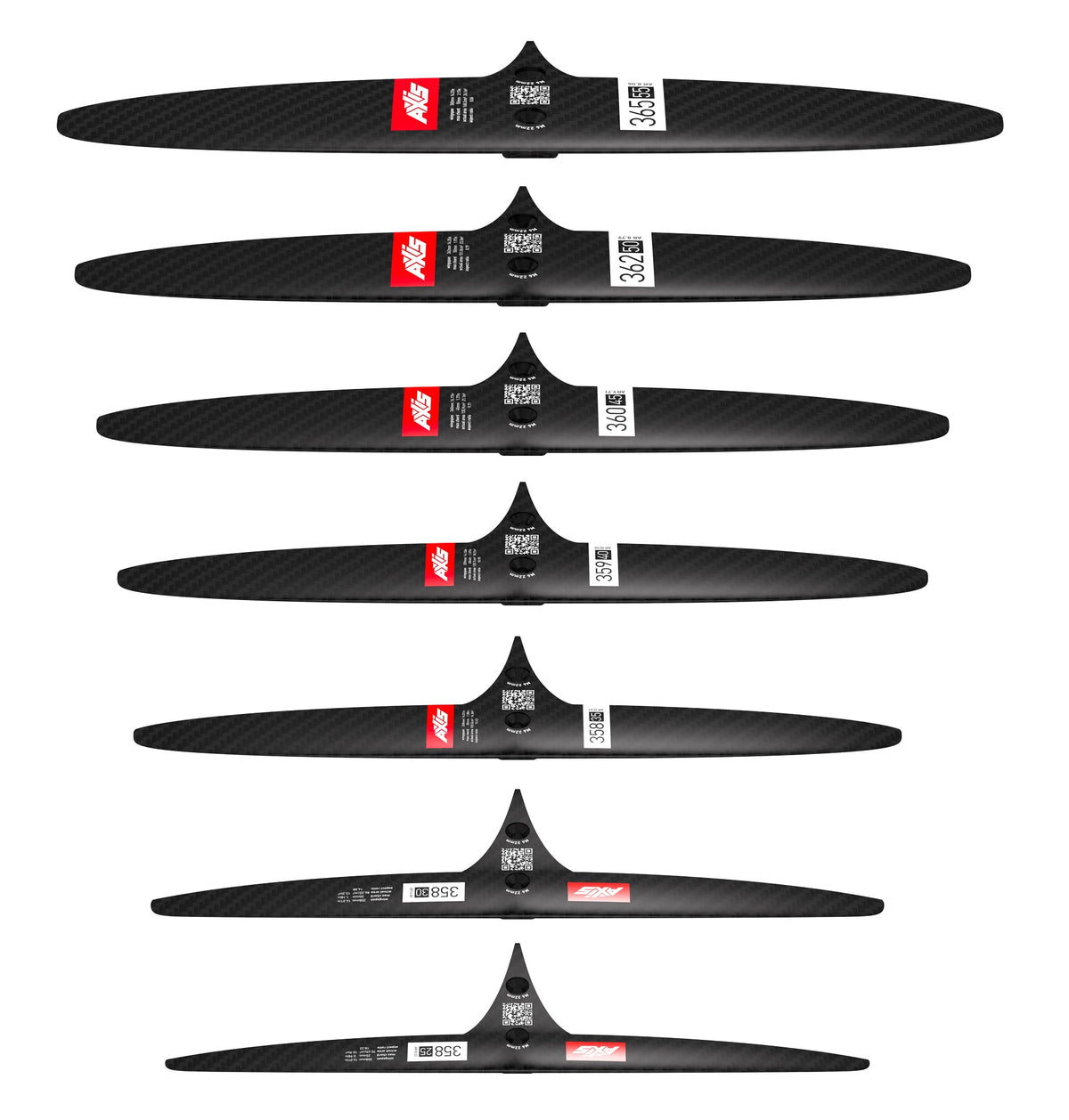 SKINNY - 360/45 Carbon Rear Hydrofoil wing