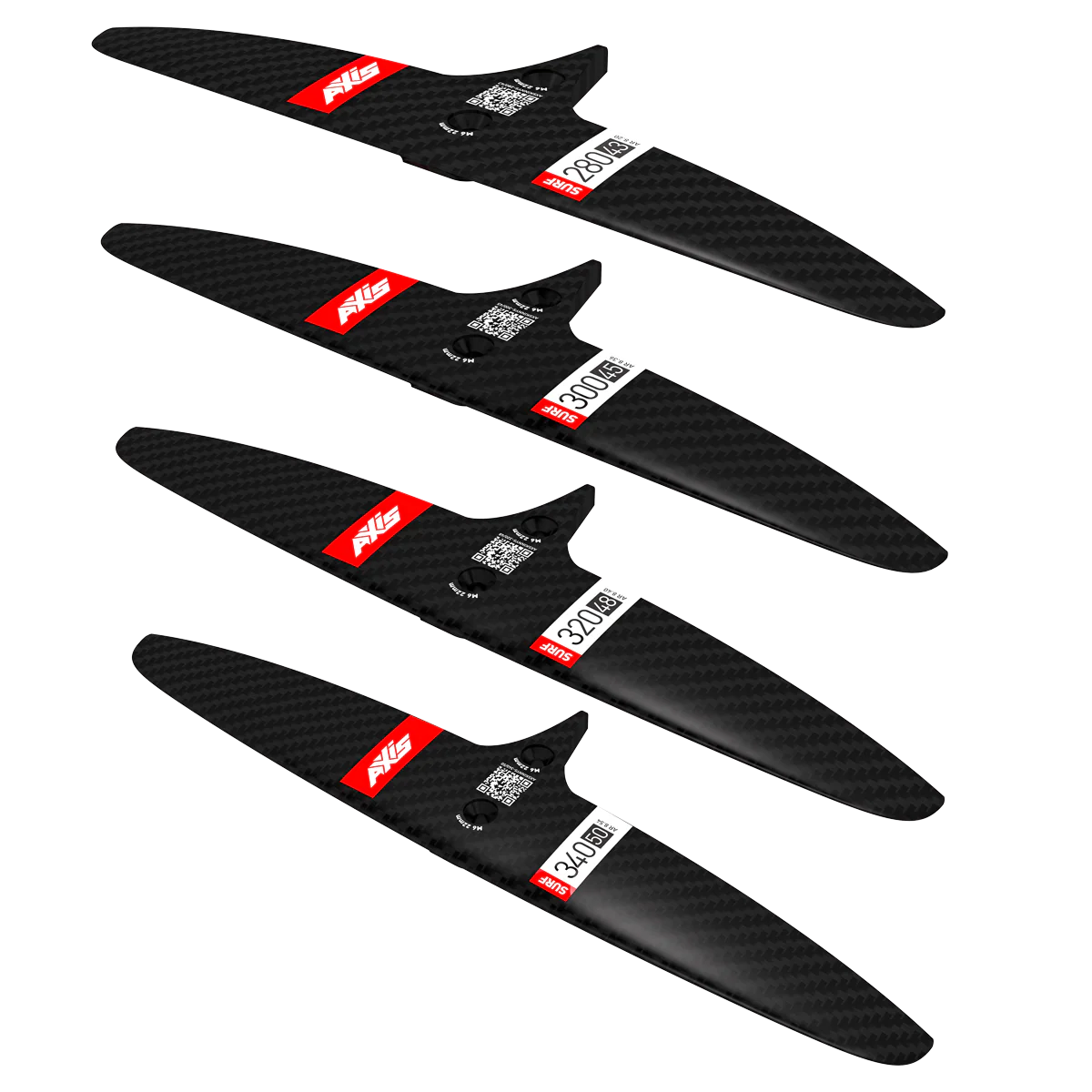 SURF SKINNY - 340/50 Carbon Rear Hydrofoil wing