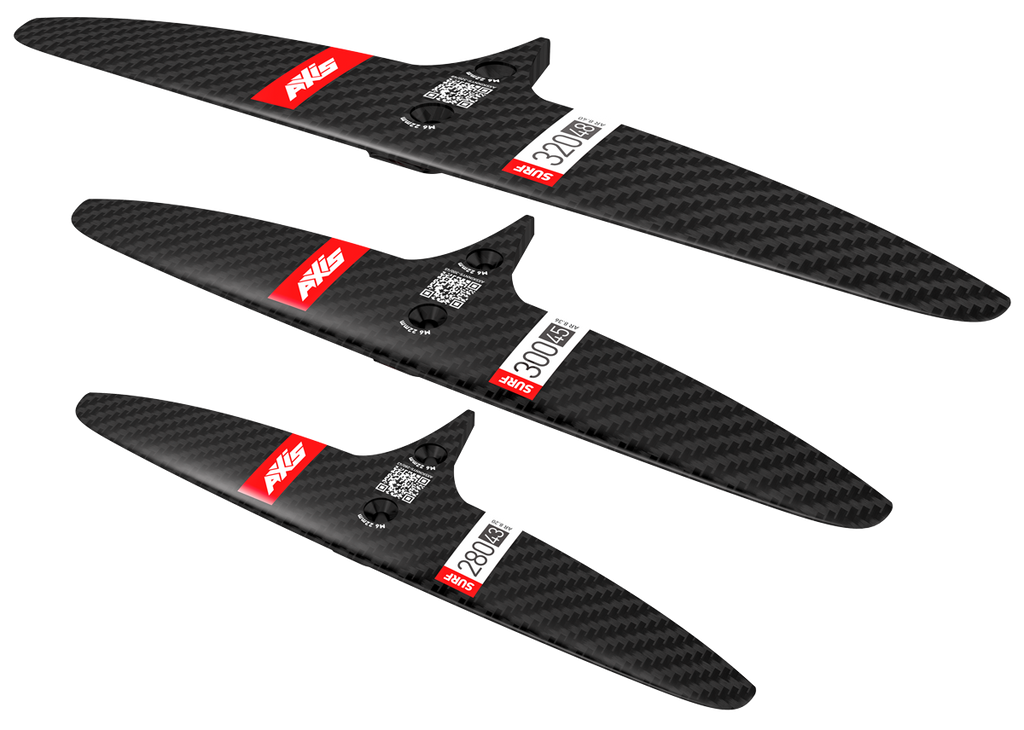 SURF SKINNY - 300/45 Carbon Rear Hydrofoil wing
