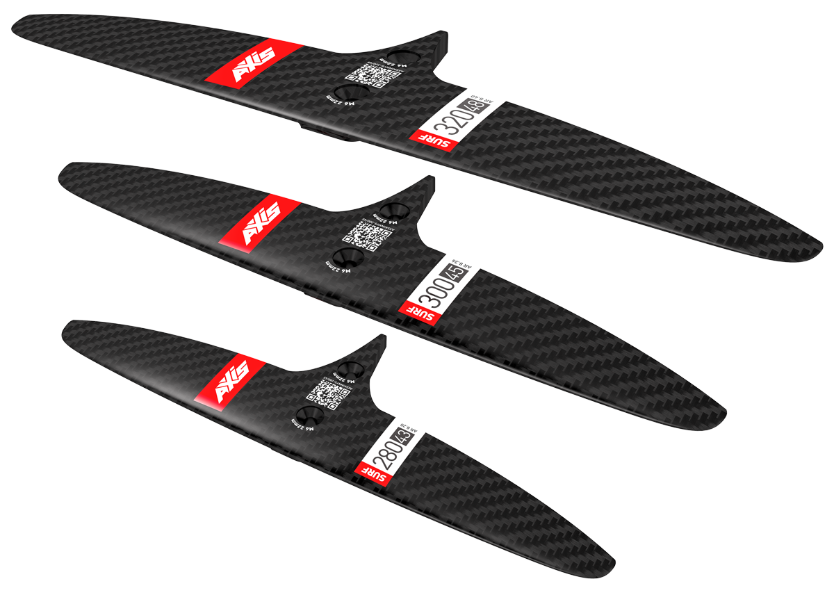 SURF SKINNY - 280/43 Carbon Rear Hydrofoil wing