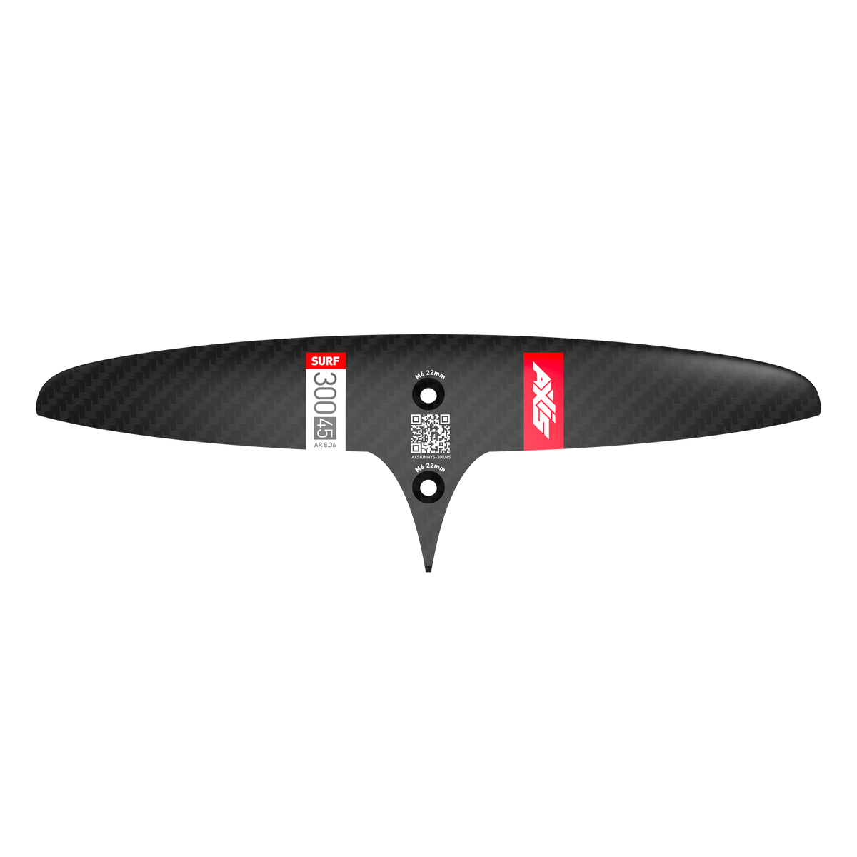 SURF SKINNY - 300/45 Carbon Rear Hydrofoil wing